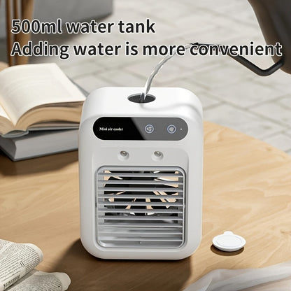 Portabler Mini-Klimaanlage – All-in-One Luftbefeuchter & Ventilator