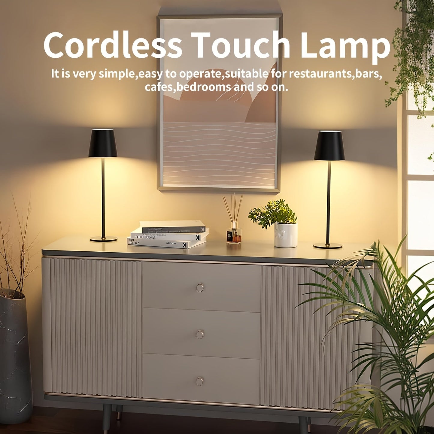 Stilvolle Drahtlose Tischlampe – Modern und Praktisch