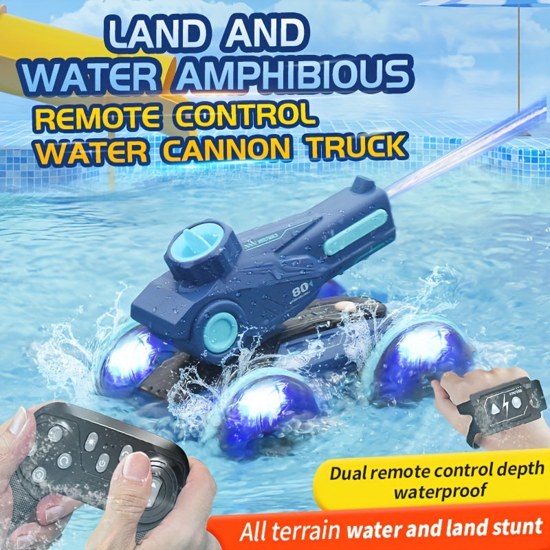 SplashRider Amphibischer RC Wasserkanonen Truck – Spritziger Spielspaß