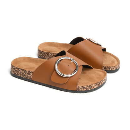 Moderne Damen Sandalen mit Metallverschluss – Komfortabel und Stilvoll für Jedes Jahr