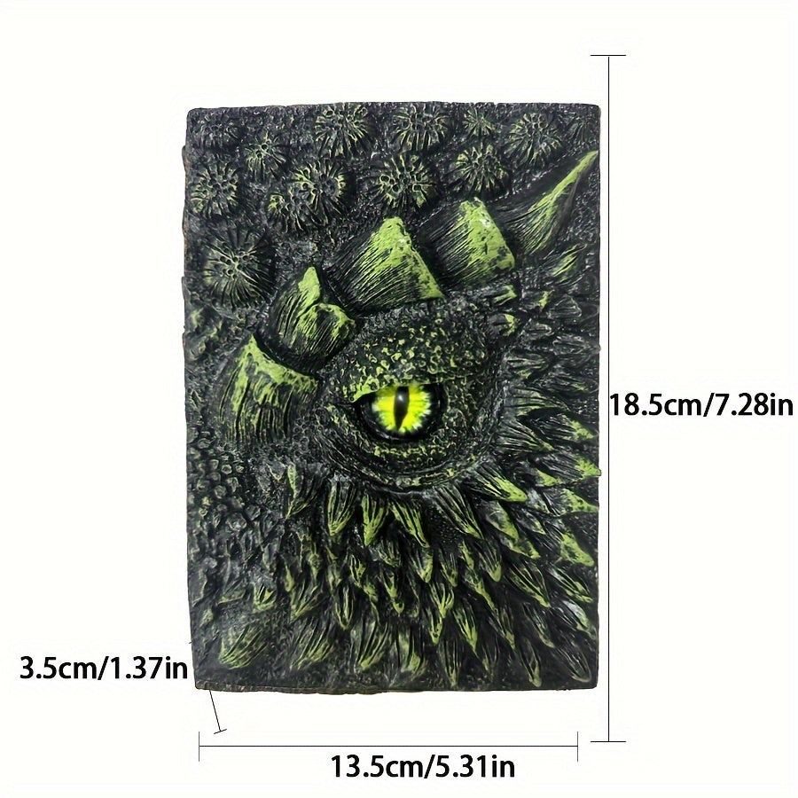 Fantasy Notizbuch mit Drachenauge – Robust und Kunstvoll