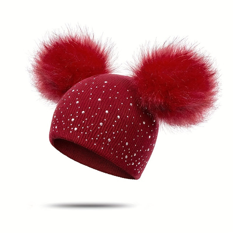 Lily Mädchen Pompon Mütze - Verspielt und Warm für die Wintermonate