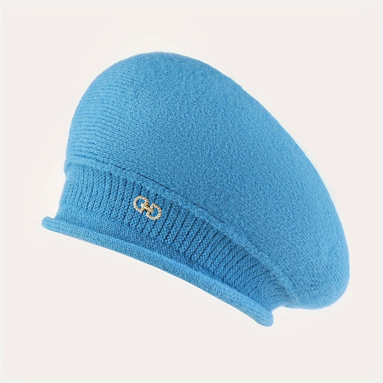 Chic gestricktes Beret für Damen – Eleganz und Wärme für den Winter