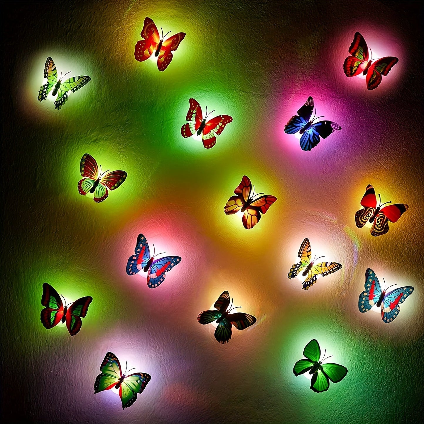 LumiFly 3D LED Lampen – Magische Schmetterlings-Stimmungsbeleuchtung