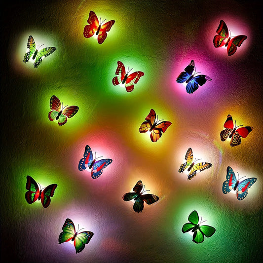 LumiFly 3D LED Lampen – Magische Schmetterlings-Stimmungsbeleuchtung