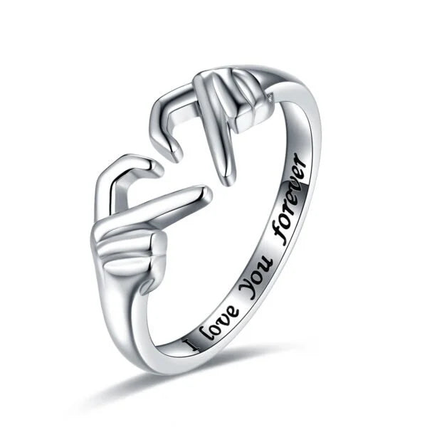 Liebesvolle Hände Ring