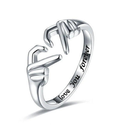 Liebesvolle Hände Ring