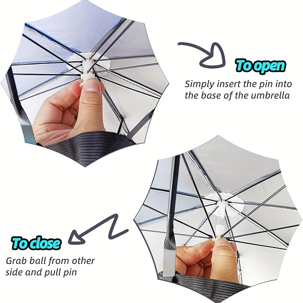 SunShade Regenhut – Leichtgewichtig, UV-schutzend und Freihändig