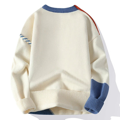 Luna Patchwork Pullover – Für einen modischen und warmen Look