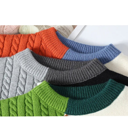 Luna Patchwork Pullover – Für einen modischen und warmen Look