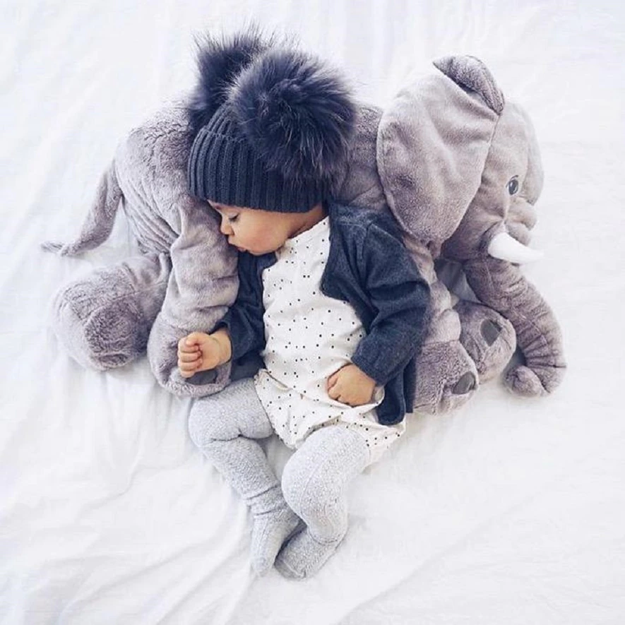 Elephant Snuggle Baby Kissen – Weich, Kuschelig und Komfortabel