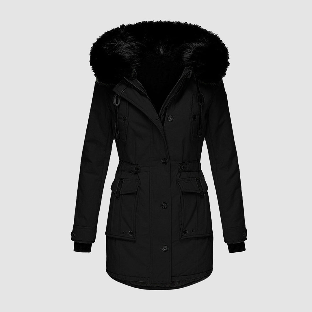 Isabelle Winterjacke mit Fellkragen - Wärme und Stil für kalte Tage