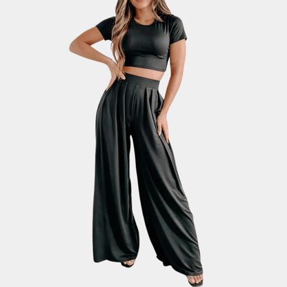 Serena - Luxuriöses Zweiteiliges Damenoutfit