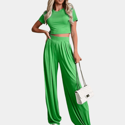 Serena - Luxuriöses Zweiteiliges Damenoutfit