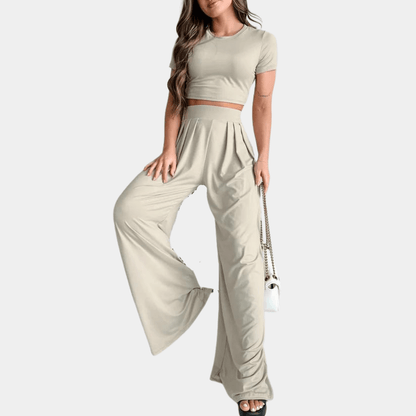 Serena - Luxuriöses Zweiteiliges Damenoutfit