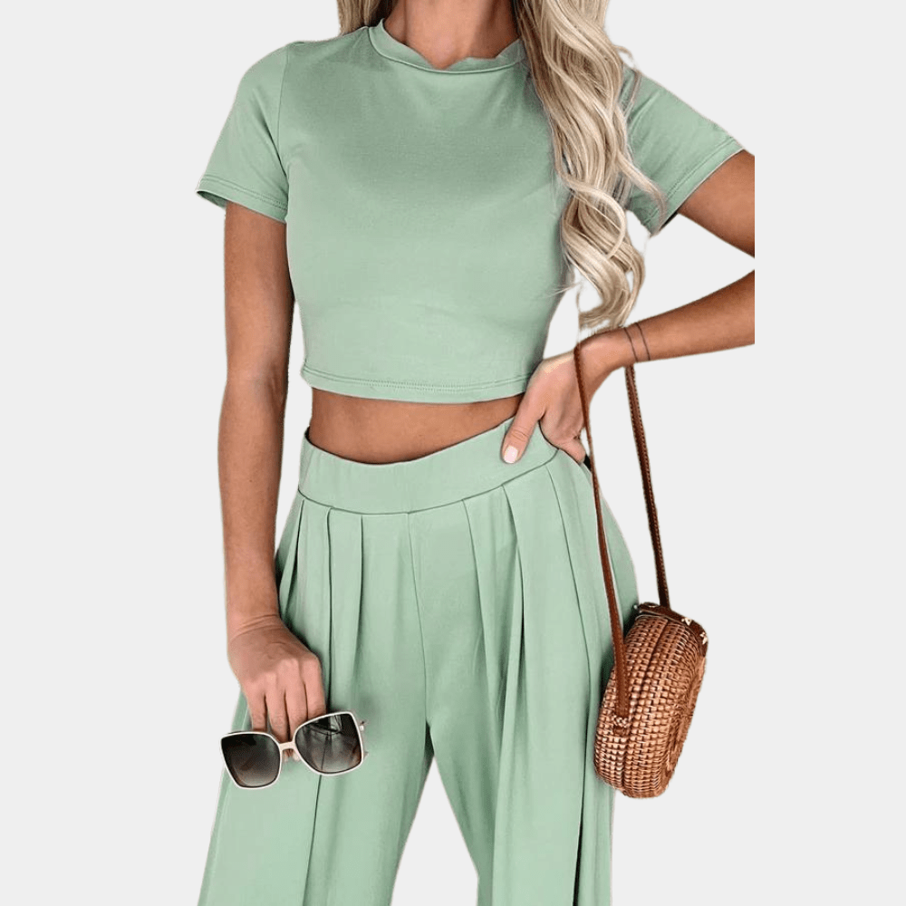 Serena - Luxuriöses Zweiteiliges Damenoutfit
