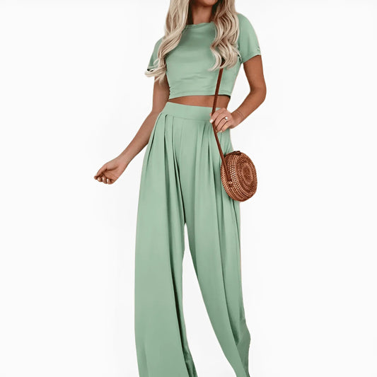 Serena - Luxuriöses Zweiteiliges Damenoutfit