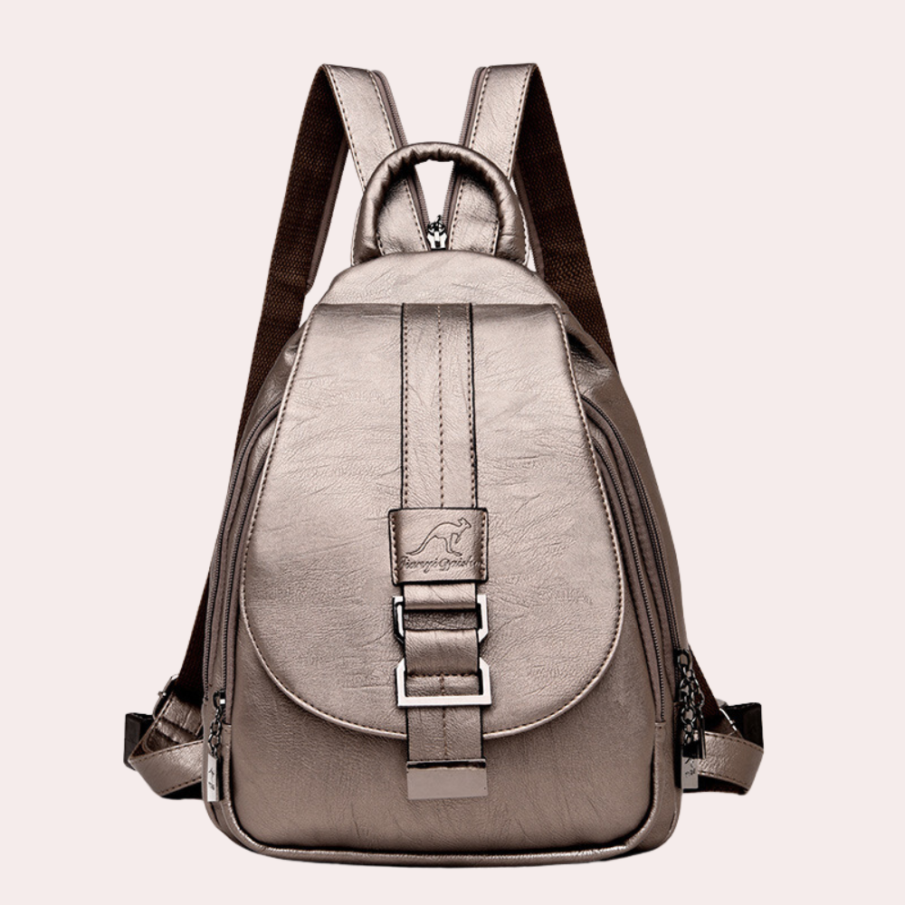 Ridge - Eleganter Leder Damenrucksack