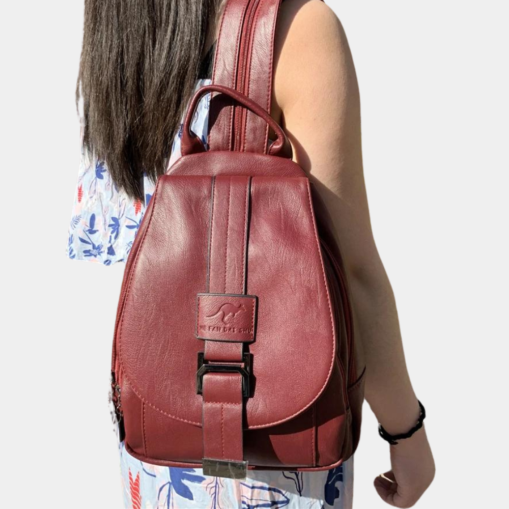 Ridge - Eleganter Leder Damenrucksack