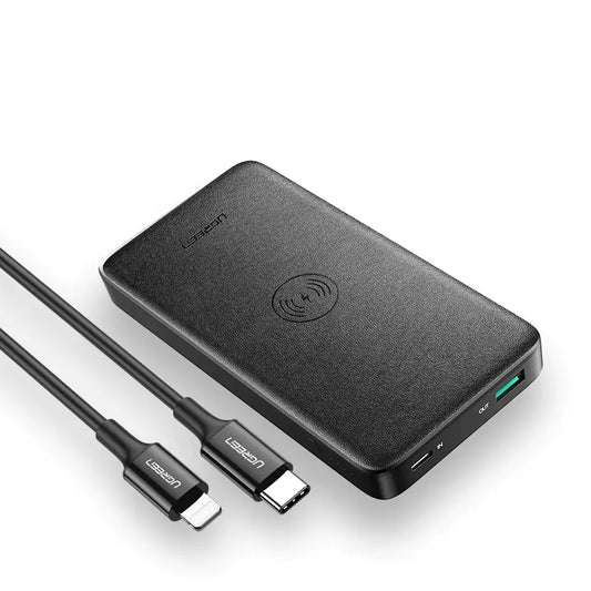 Drahtloses Schnelllade-Powerbank – 10.000mAh Dual-Ausgang
