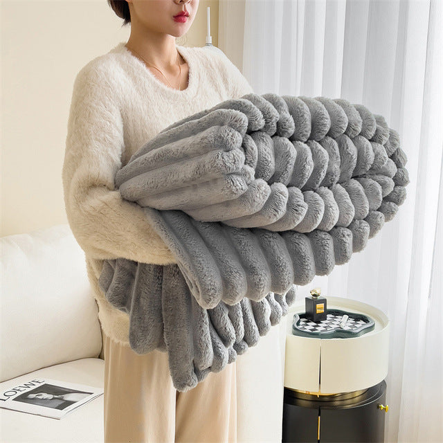 CosyCloud Luxus-Decke – Weich, Warm und Stilvoll
