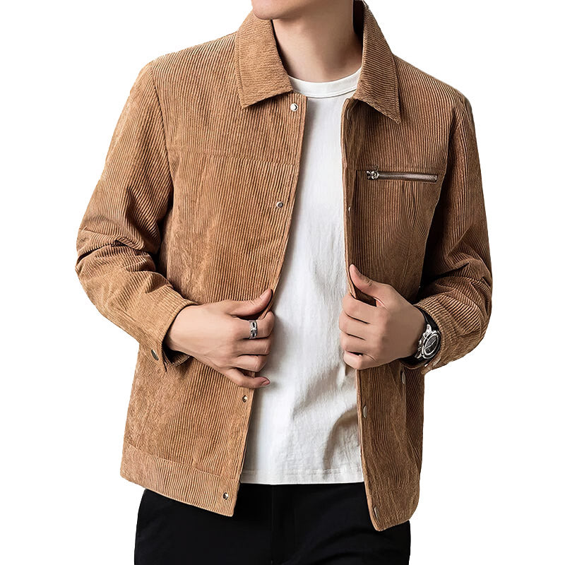 Moderne Cordjacke – Stilvolle Schicht für Männer