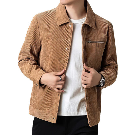 Moderne Cordjacke – Stilvolle Schicht für Männer
