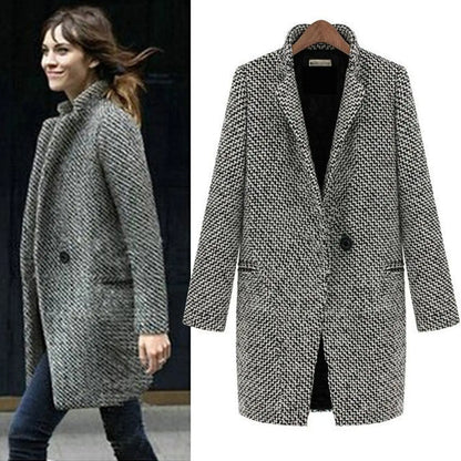 Lily Houndstooth Jacke – Für einen Modischen Look