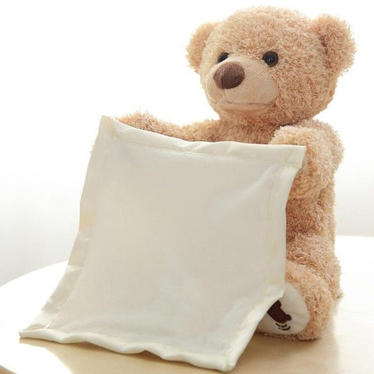 Kuschelbär – Tröstender Kuschelfreund mit Komforttuch für Kinder