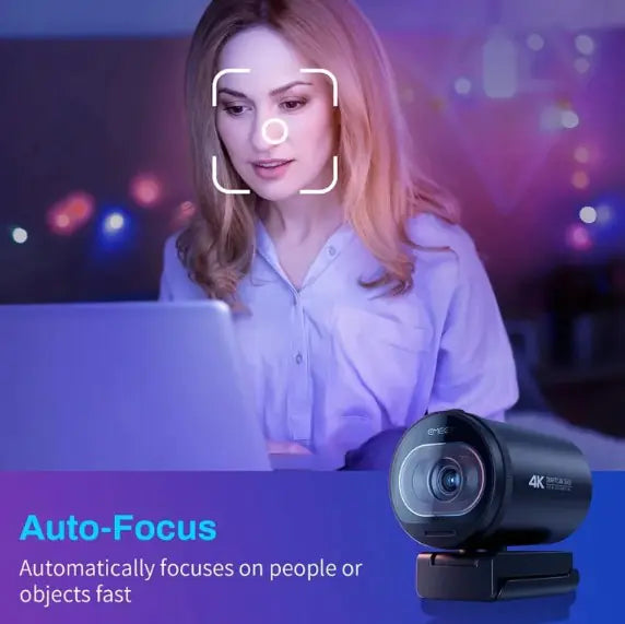 Kristallklare 4K HD Webcam – Professionelle Streaming-Qualität