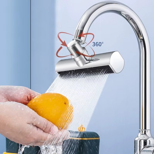 FlexiFlow Wasserhahnaufsatz – 4 Stufen & 360° drehbar