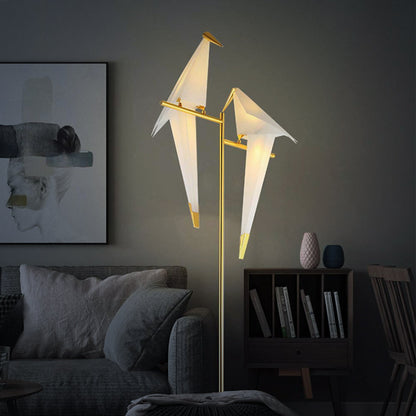 Origami Birdy Tischlampe – Gemütliches Warmlicht und modernes Flügeldesign