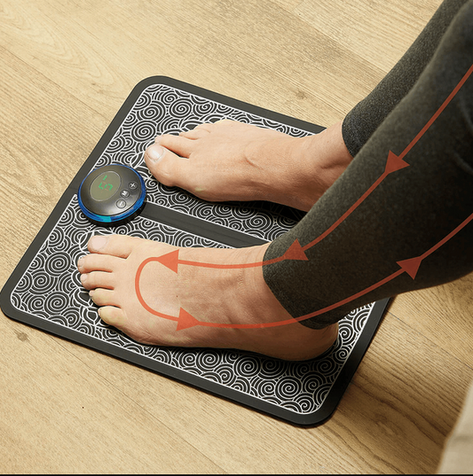 CirculatieBoost Fußmassage Matte – EMS Technologie für Entspannung und Erholung