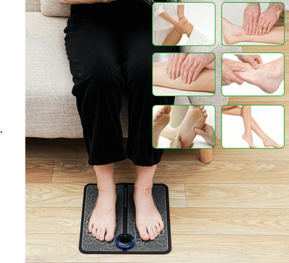 CirculatieBoost Fußmassage Matte – EMS Technologie für Entspannung und Erholung