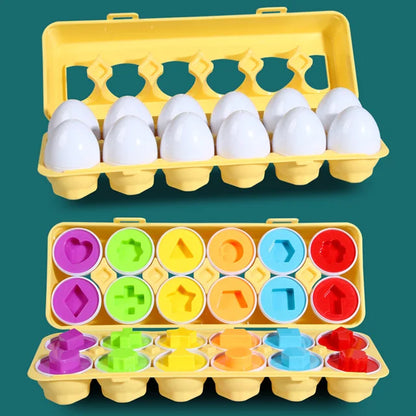 Formen-Matching-Eier – Pädagogischer Spielspaß für Kinder