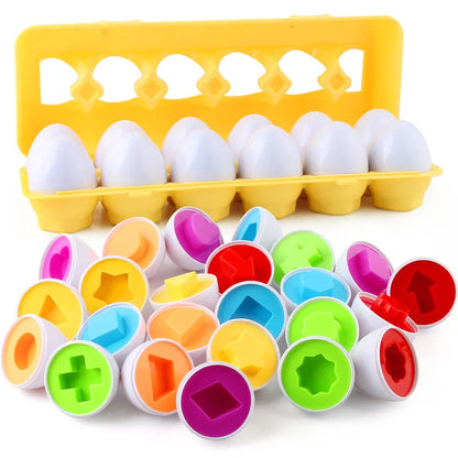 Formen-Matching-Eier – Pädagogischer Spielspaß für Kinder
