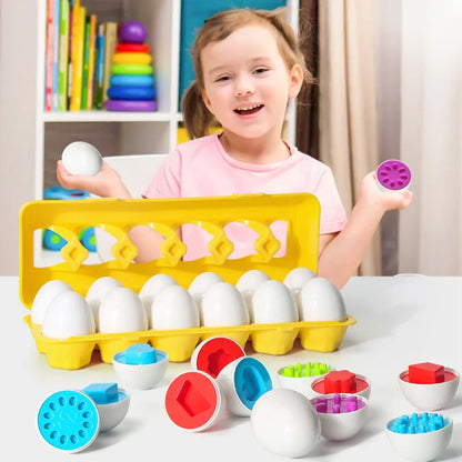 Formen-Matching-Eier – Pädagogischer Spielspaß für Kinder