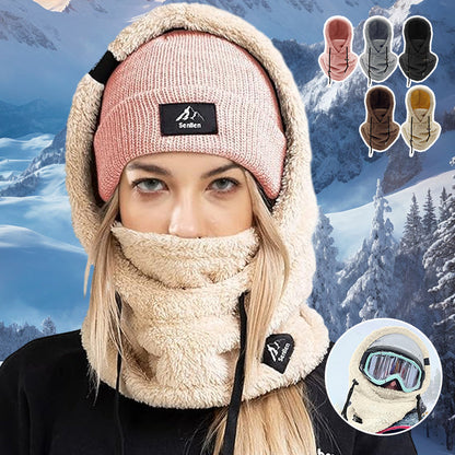 PolarGuard 3-in-1 Wintermütze – Warm, Winddicht und Multifunktional