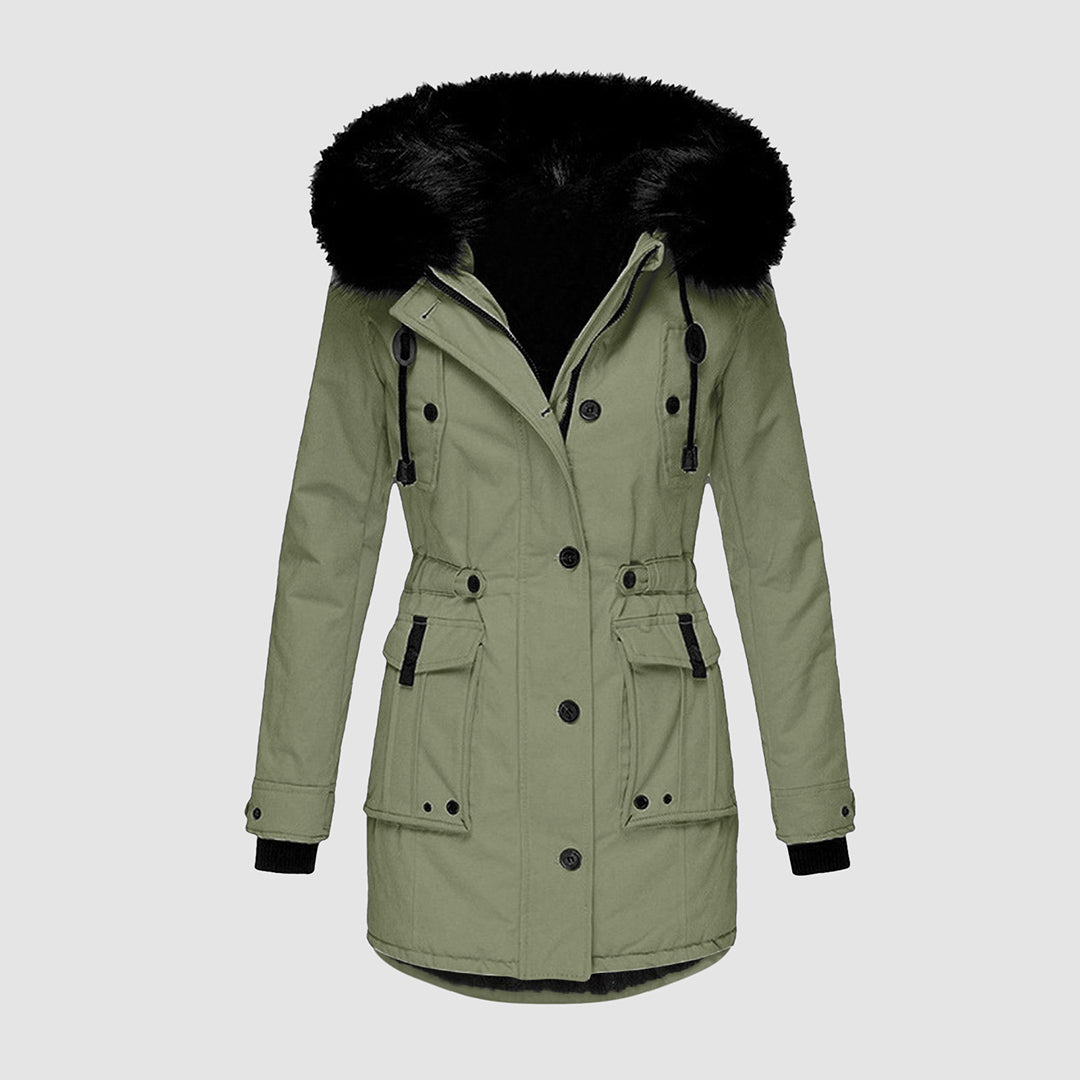 Isabelle Winterjacke mit Fellkragen - Wärme und Stil für kalte Tage