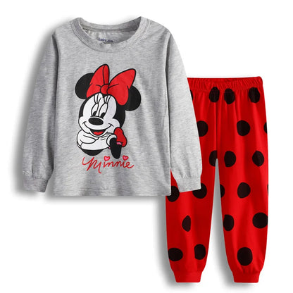 Lotte Prinzessin Pyjama Set für Kinder – Minnie Mouse Zweifarbiger Pyjama Set