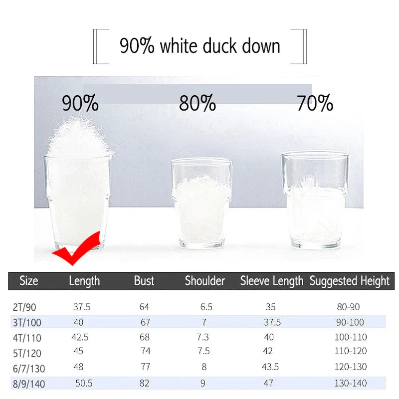 Luca Leichte Daunenjacke für Kinder – Warm und Lässig für Herbst und Winter
