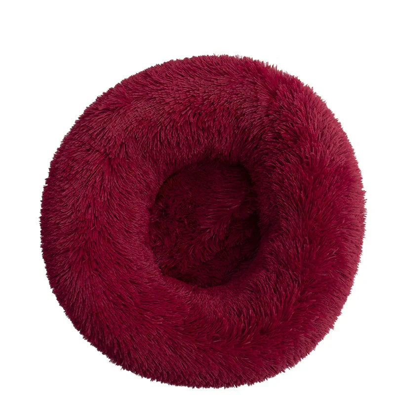 SnuggleNest Donut Bett – Weich und Beruhigend für Katzen und Hunde