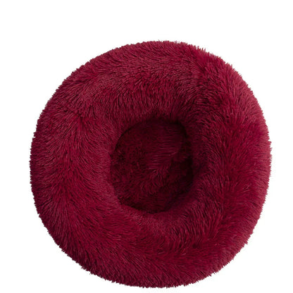 SnuggleNest Donut Bett – Weich und Beruhigend für Katzen und Hunde