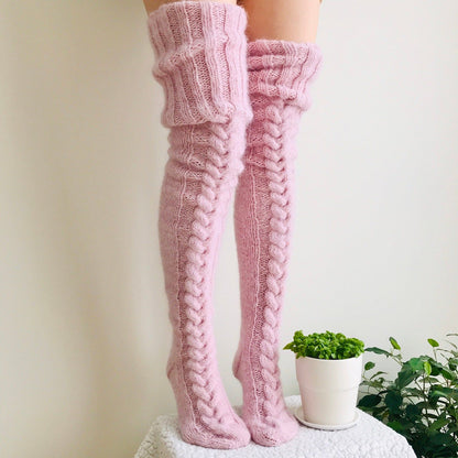 Trendy Over-the-Knee Socken - Bequeme Socken für den Winter