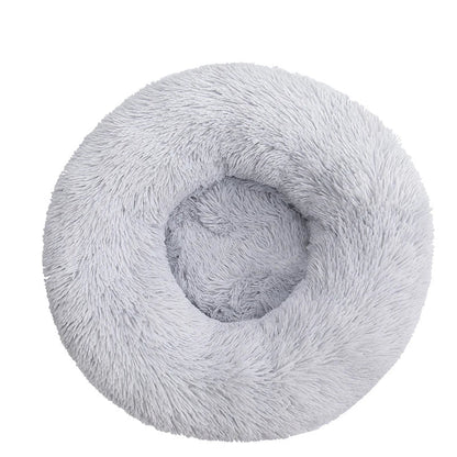 SnuggleNest Donut Bett – Weich und Beruhigend für Katzen und Hunde