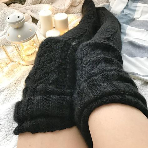 Trendy Over-the-Knee Socken - Bequeme Socken für den Winter