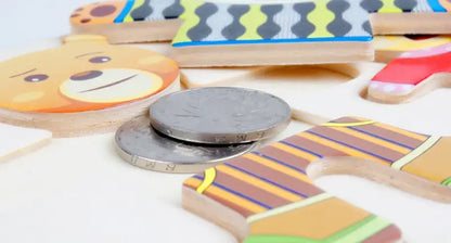 Pädagogisches Tierpuzzleset – Für kreatives und lehrreiches Ankleiden