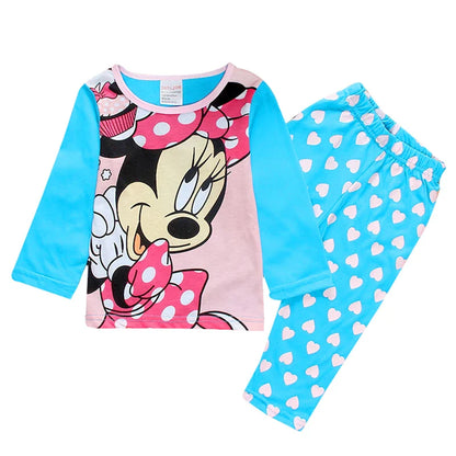 Lotte Prinzessin Pyjama Set für Kinder – Minnie Mouse Zweifarbiger Pyjama Set