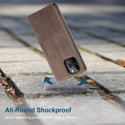 iPhone Leder Flipcase – Magnetisch & Funktional