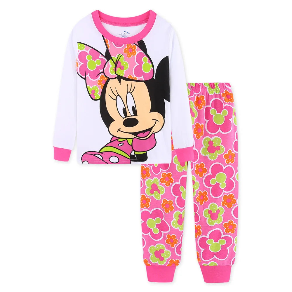 Lotte Prinzessin Pyjama Set für Kinder – Minnie Mouse Zweifarbiger Pyjama Set